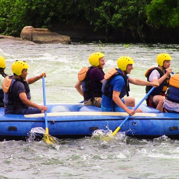white water rafting in Jinja